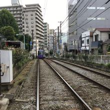 向原駅付近より。