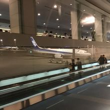 羽田空港　到着時の機材