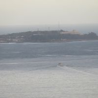 部屋から初島が見えました