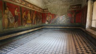 ポンペイ遺跡の端