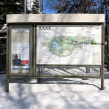 地図を見ても、広い公園であることが分かります