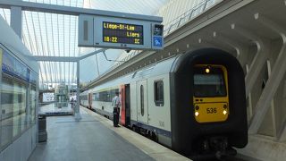 インターシティーはきれいですが、普通列車はちょっと。