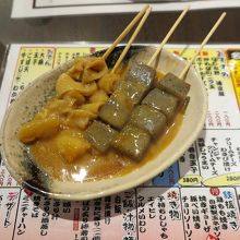どて焼き盛り、380円+