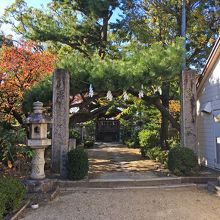 入り口からの風景。