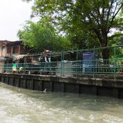 バンコク市内の運河