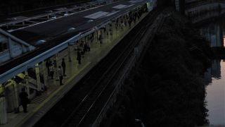 御茶ノ水駅が見える