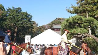 流鏑馬の迫力に圧倒