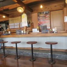 店内カウンター席