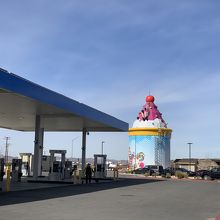 中央が目印のアイスクリーム