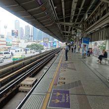 1面1線でホームドアも無し