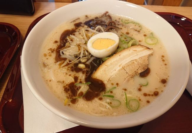 熊本ラーメンをいただきました。