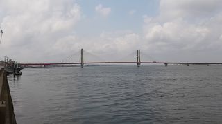 利根川で一番河口寄りに架かるアーチ橋