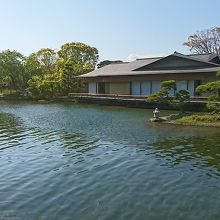 日本式庭園の平成庭園