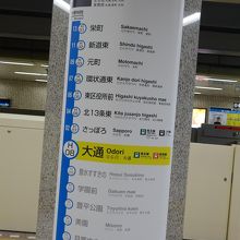 東豊線の行先が記されてます。