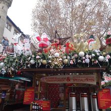 Xmas Marketの屋台