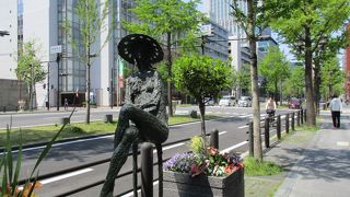 御堂筋に展示されています