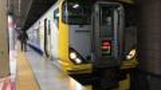 乗車日の下りは空席が目立ちました。