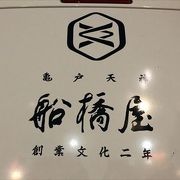 なんと創業は文化２年という和菓子の老舗でした、葛餅が絶品です。