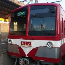 本電車の様子です。