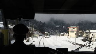 景色の良い路線。