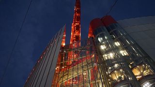 夜だとライトアップされて濃い赤色が一層鮮やか