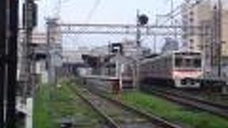 全長1キロ弱のミニ路線 （京王競馬場線）