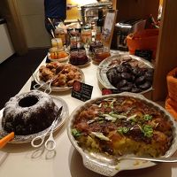 朝食ブッフェ　種類も多くすばらしい