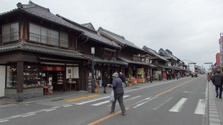 小江戸川越散策と七福神巡りで一番街蔵造街並みを通りました 