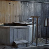 客室露天風呂（温泉ではない）