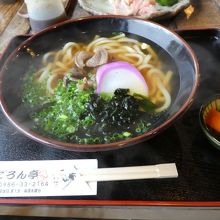 いのししうどん。