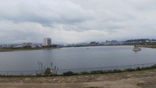 ジョギングやウォーキングのヒトがたくさん