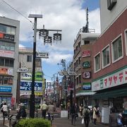 大岡山の商店街