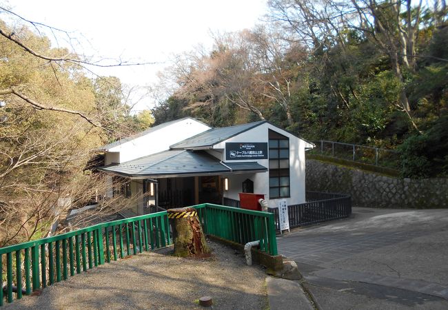 石清水八幡宮参道ケーブルの頂上駅