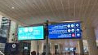 乗り継ぎで見ただけです