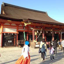 巫女さんも忙しそうです