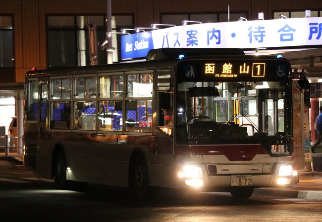 函館山 函館駅方面バス