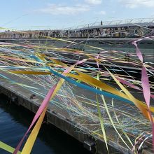 感動の出航風景。