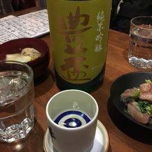 日本酒と肴