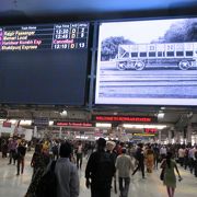 大きな駅だが、お店は少ない