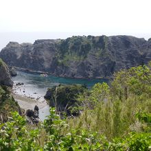 大根島とヒリゾ浜一望