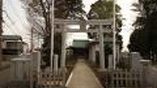 大通り沿いの存在感ある神社