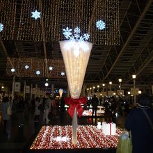 シャンパングラスのよう