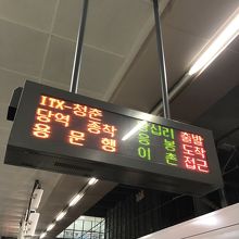 清涼里駅構内