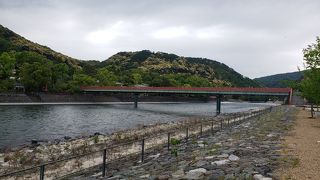 歩行者専用なのでゆっくりできる