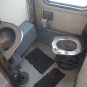 寝台列車のトイレ