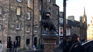 地元民に愛される忠犬ボビー