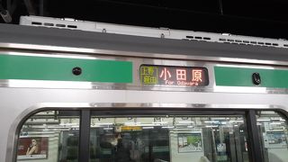 2020年３月22日の大宮19時00分発普通列車小田原行きの様子について