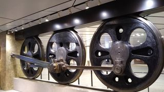 今は近付きやすい （動輪の広場）