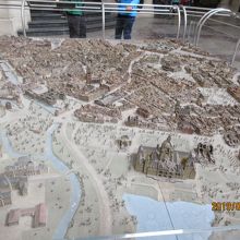 第二次大戦で空爆された後のハノーファーの町