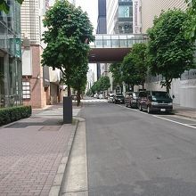 マロニエゲート１付近